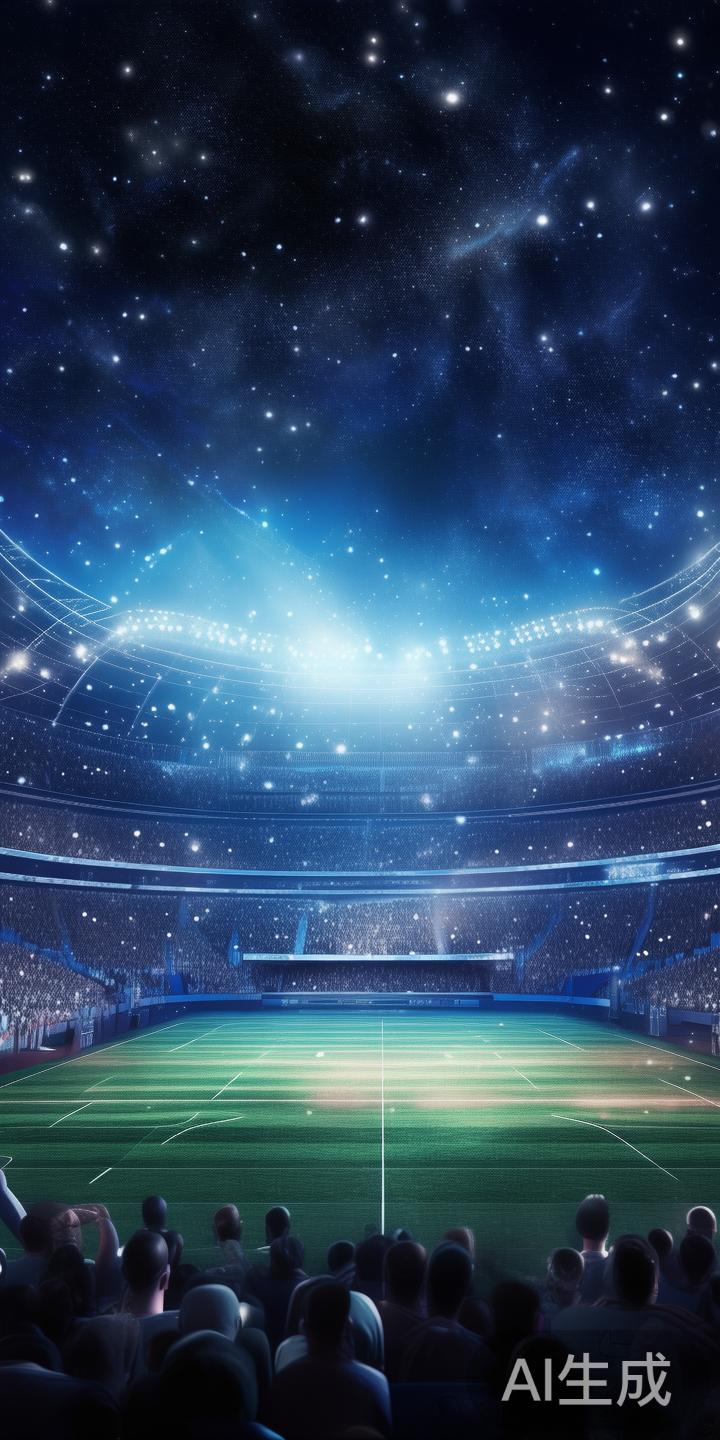 沉浸星空奇幻视听盛宴：体育与夜空的完美融合 